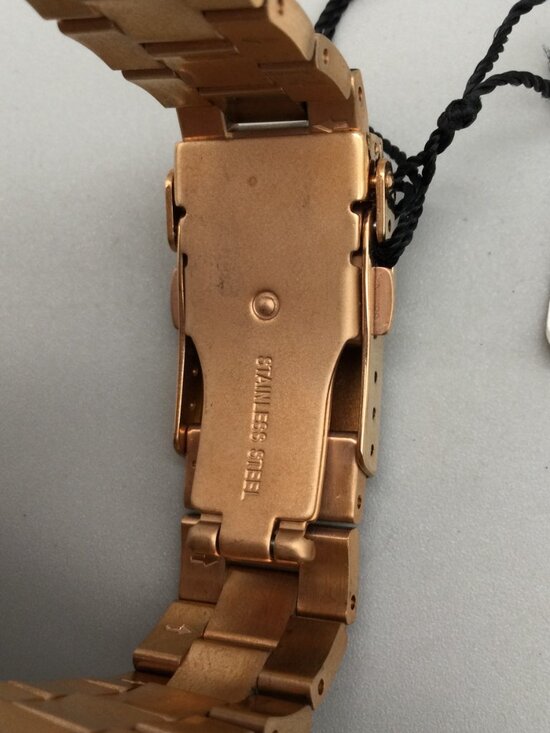 MVMT Nova Leo Watch Women 38mm Rose Gold Tone Chronograph BOX New Battery 7.75\